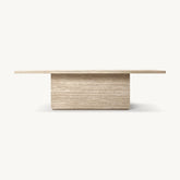 Travertine Dining Table (Bulky Base)